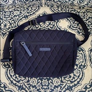 Vera Bradley Navy blue quilted fannypack